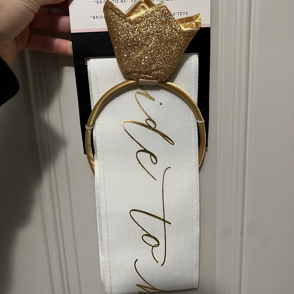 Bride Sash and Headband